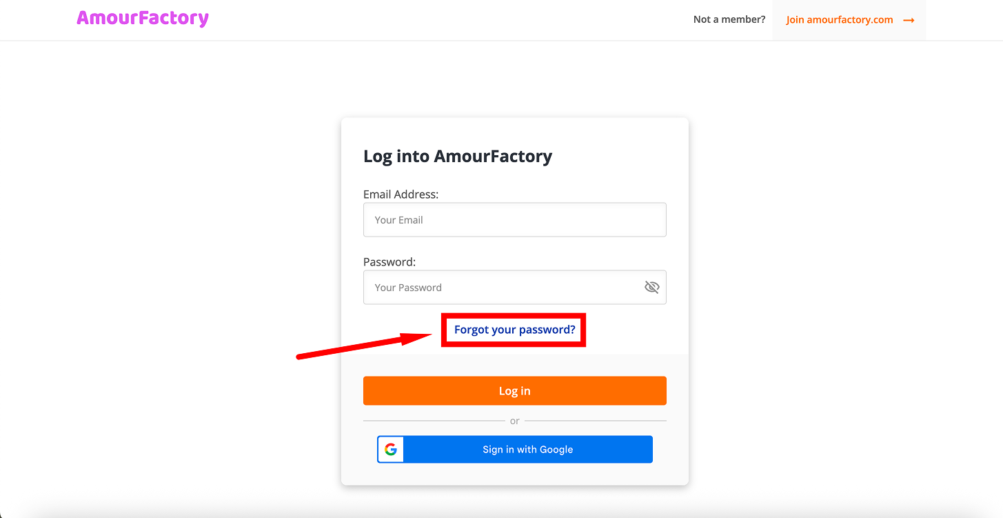 Forgot your password from AF - steps to restore it guide